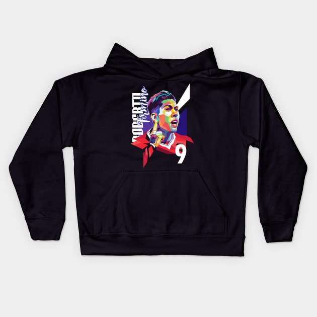 Bobby firmino Kids Hoodie by Martincreative